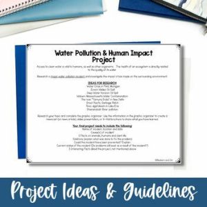 Water Pollution and Human Impact BUNDLE Human Impact on the Environment ...